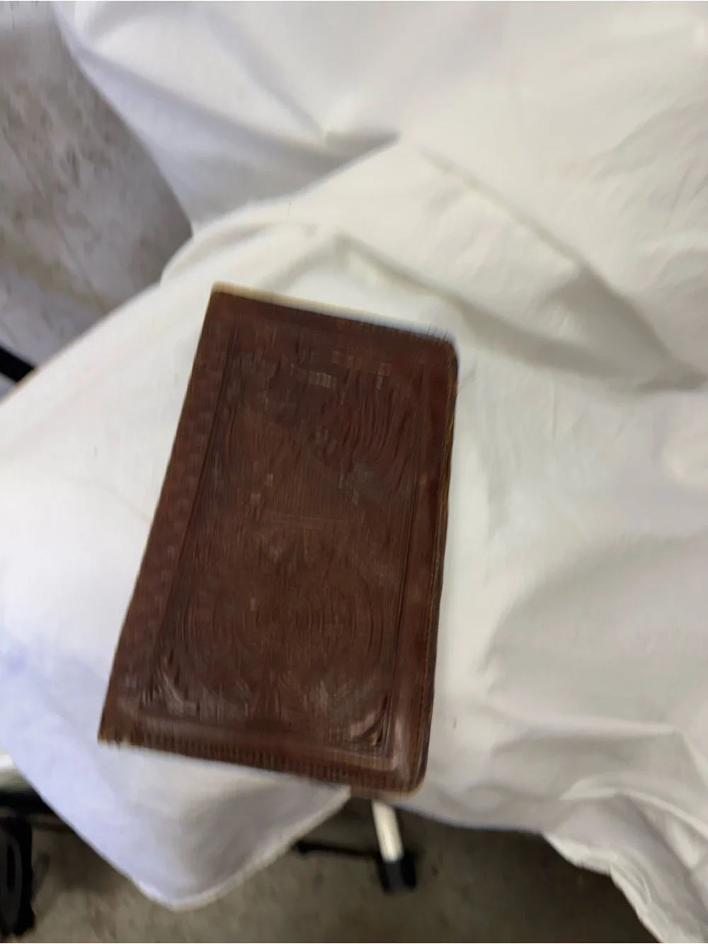 Hand-Tooled Brown Leather Journal Cover Mexican-Aztec
